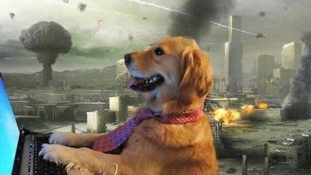 Meme sobre la caída del cohete chino