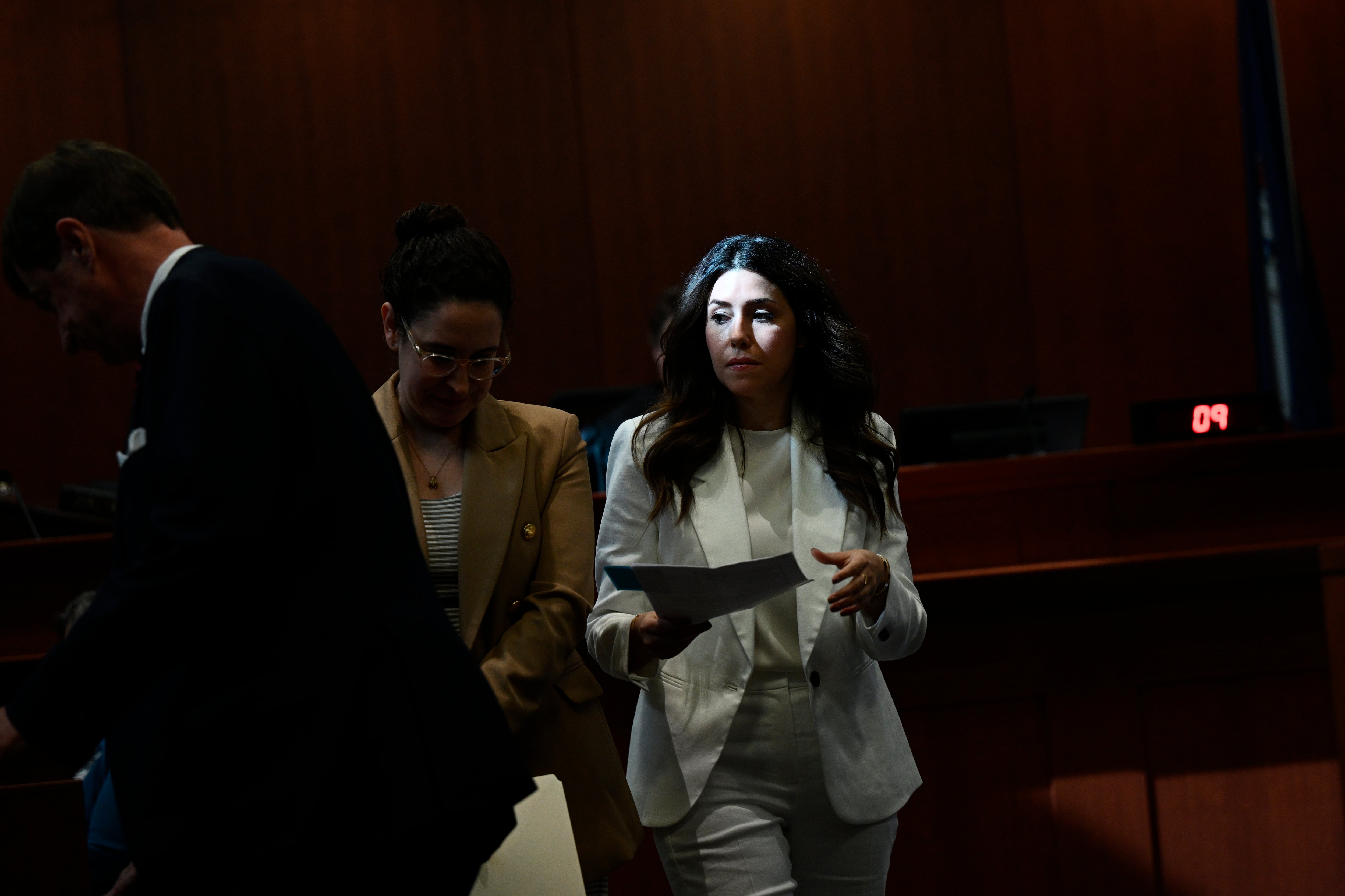 Attorney Camille Vasquez, attorney for actor Johnny Depp (Brendan Smialowski/Pool photo via AP)