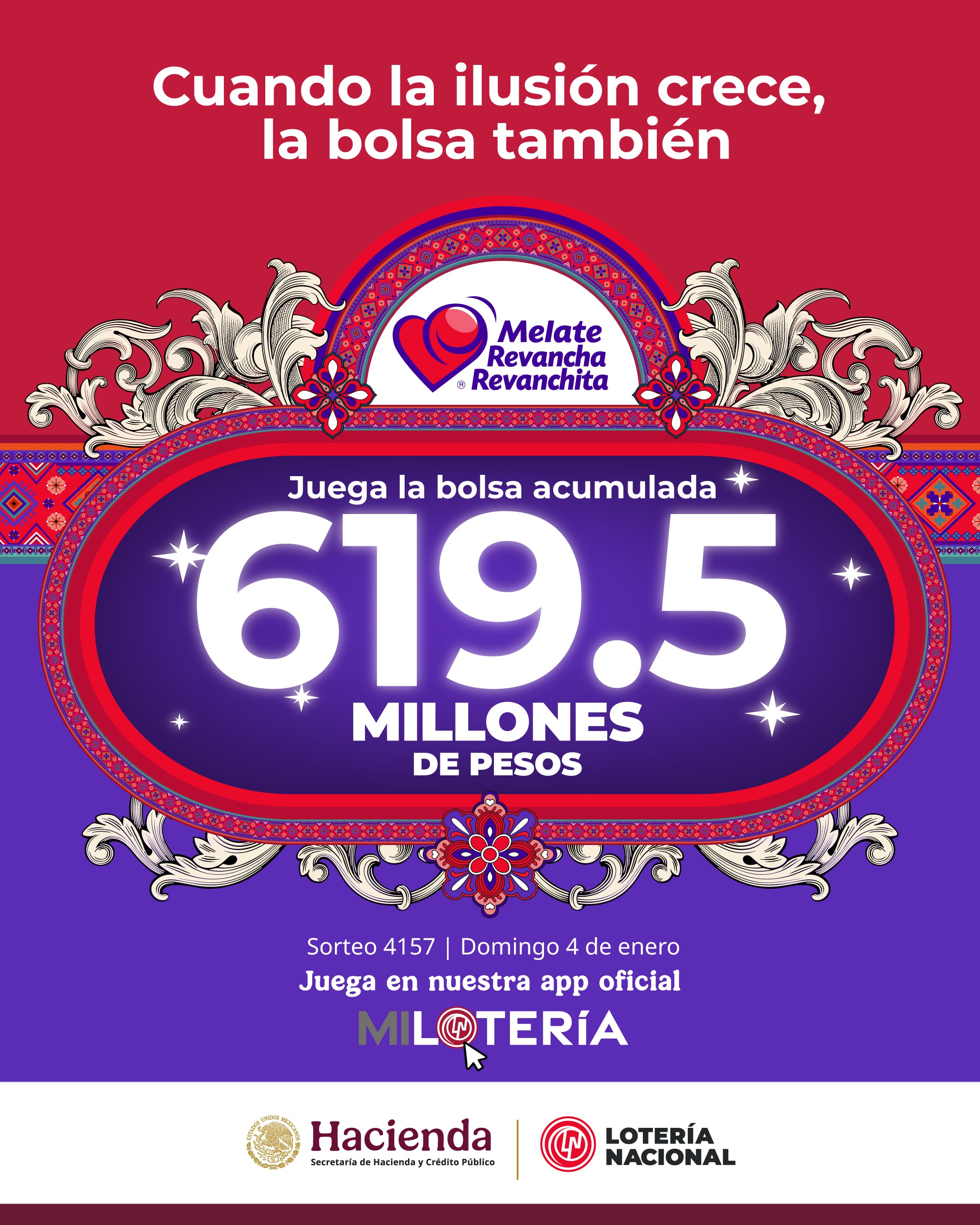 Melate alcanza una de las bolsas acumuladas más altas de su historia