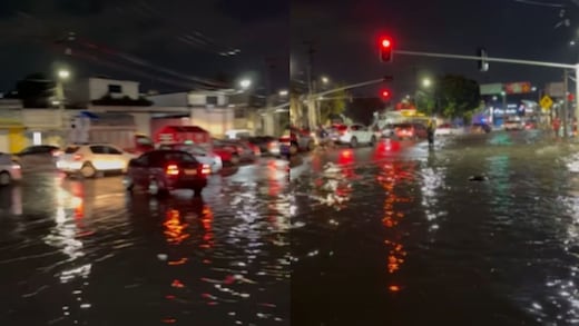 Lluvias provocan inundaciones y caos vial en Ecatepec