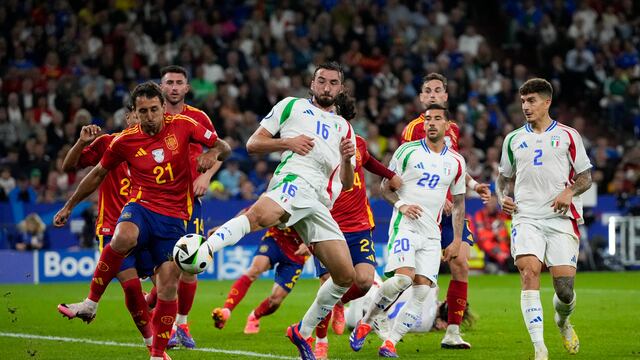 España vs Italia en la Eurocopa 2024