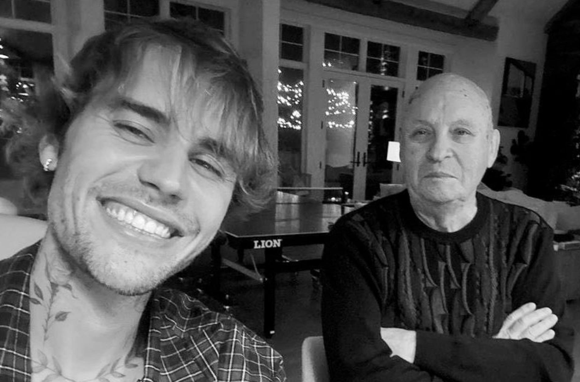 Justin Bieber y Bruce Dale