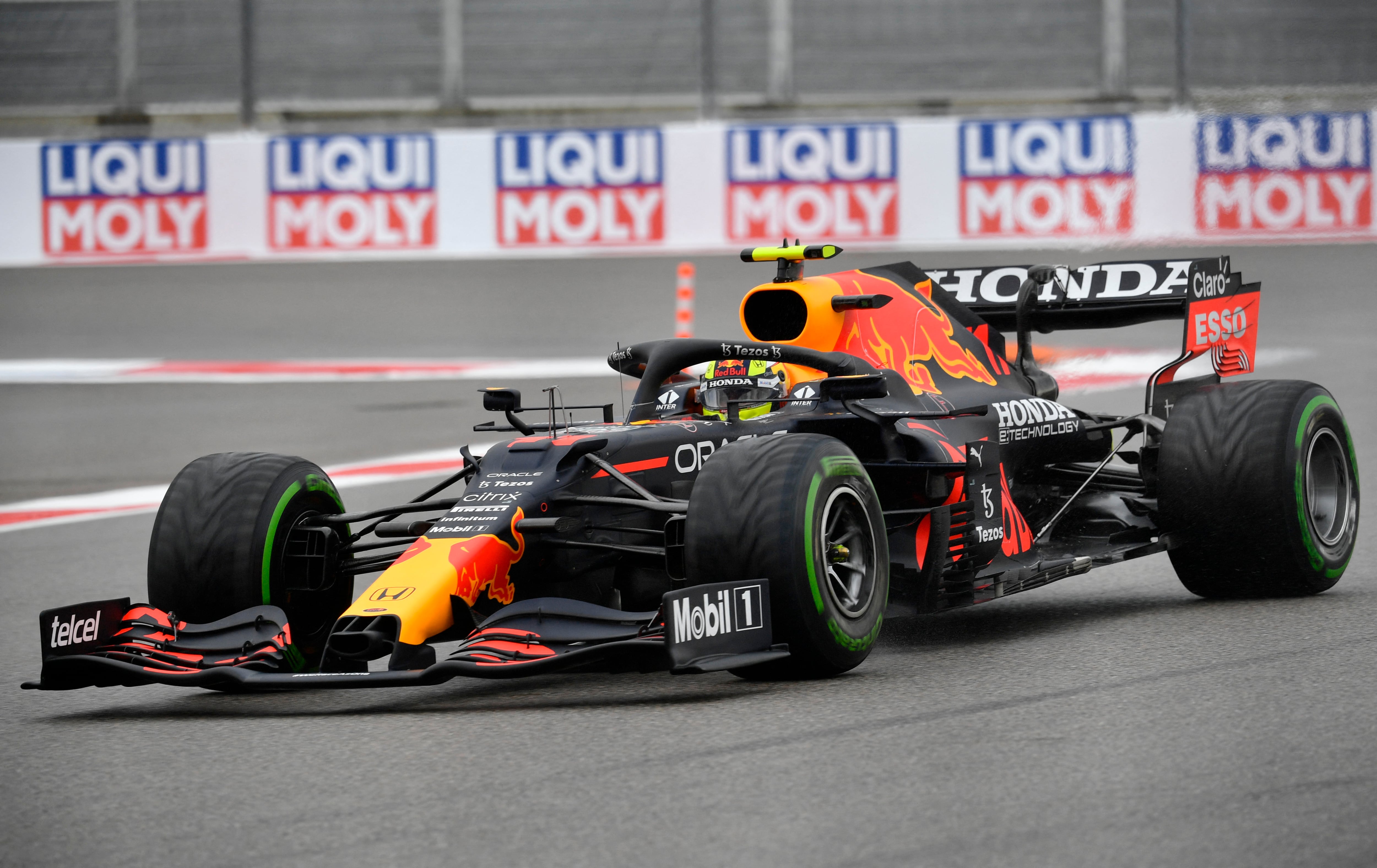 Checo Pérez en el GP de Rusia