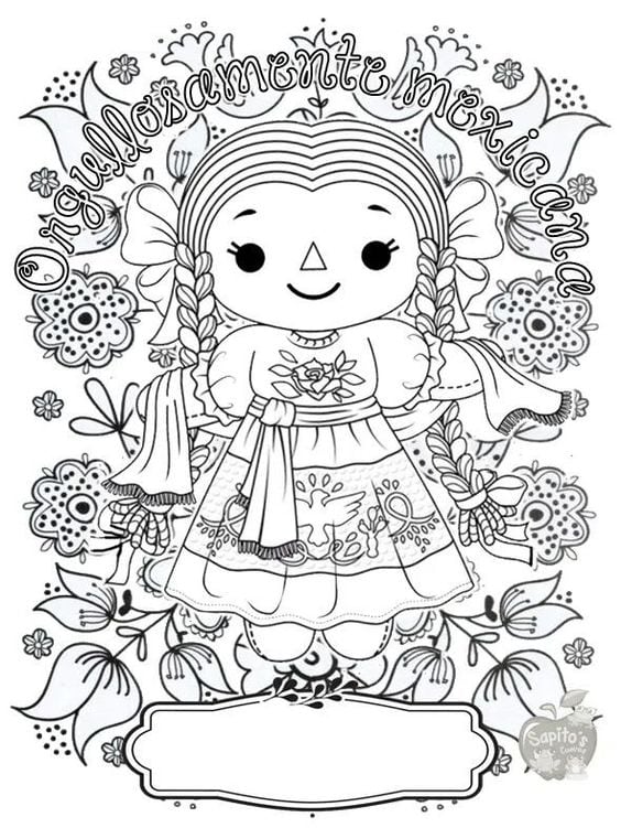 Dibujos de muñeca Lele para colorear