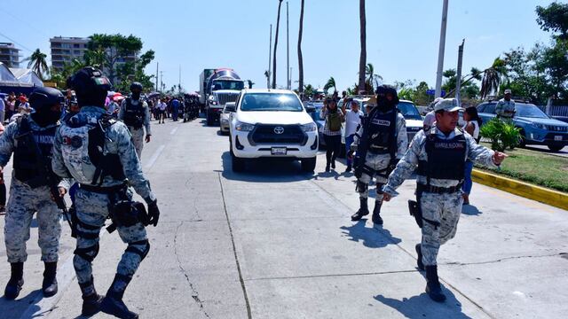 Guardia Nacional en Acapulco