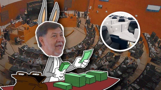 Gerardo Fernández Noroña, presidente de la Cámara de Senadores