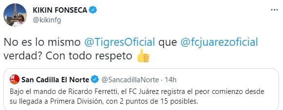 Kikín Fonseca se lanzó contra el Tuca Ferretti