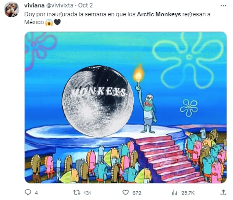 Memes de Arctic Monkeys en México