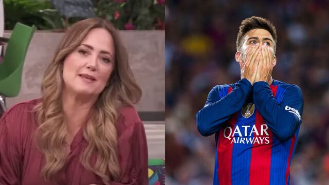 Andrea Legarreta y Gerard Piqué