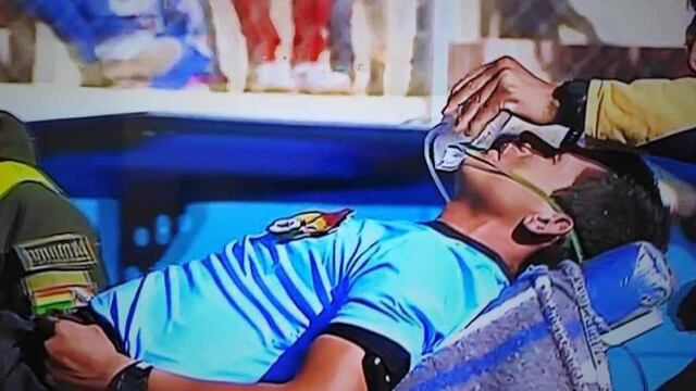 Victor Hugo Hurtado se desplomó en pleno partido