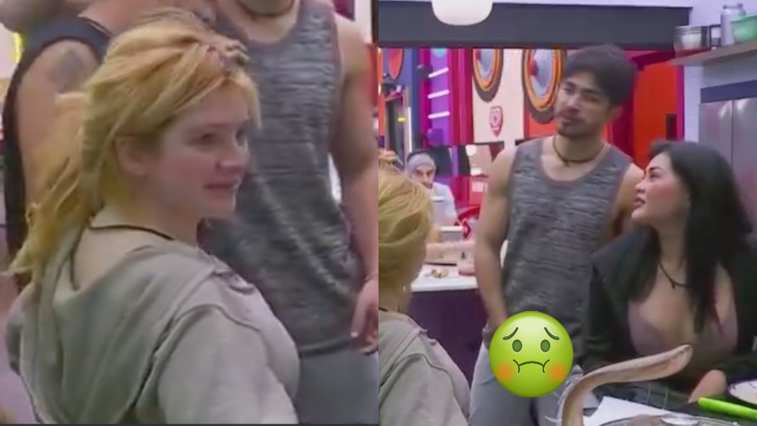 Sian Chiong se agarra el paquete y la cara de Briggitte Bozzo lo dijo todo en La Casa de los Famosos México 2024