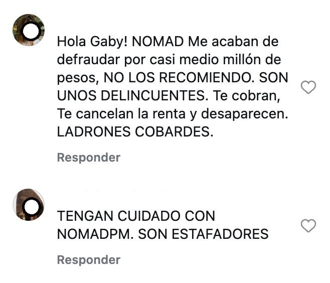 Víctimas acusan de fraude con Nomad a Paola Mandri Figueroa y Diego Sebastián Rosen.