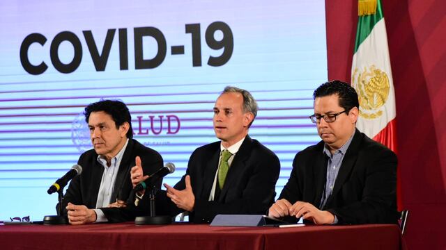 Conferencia de prensa por seguimiento de avance del coronavirus en México.