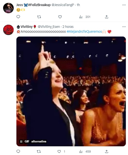 Reacciones al mensaje de apoyo en Twitter que escribió Paty Cantú a su amigo Alejandro Sanz