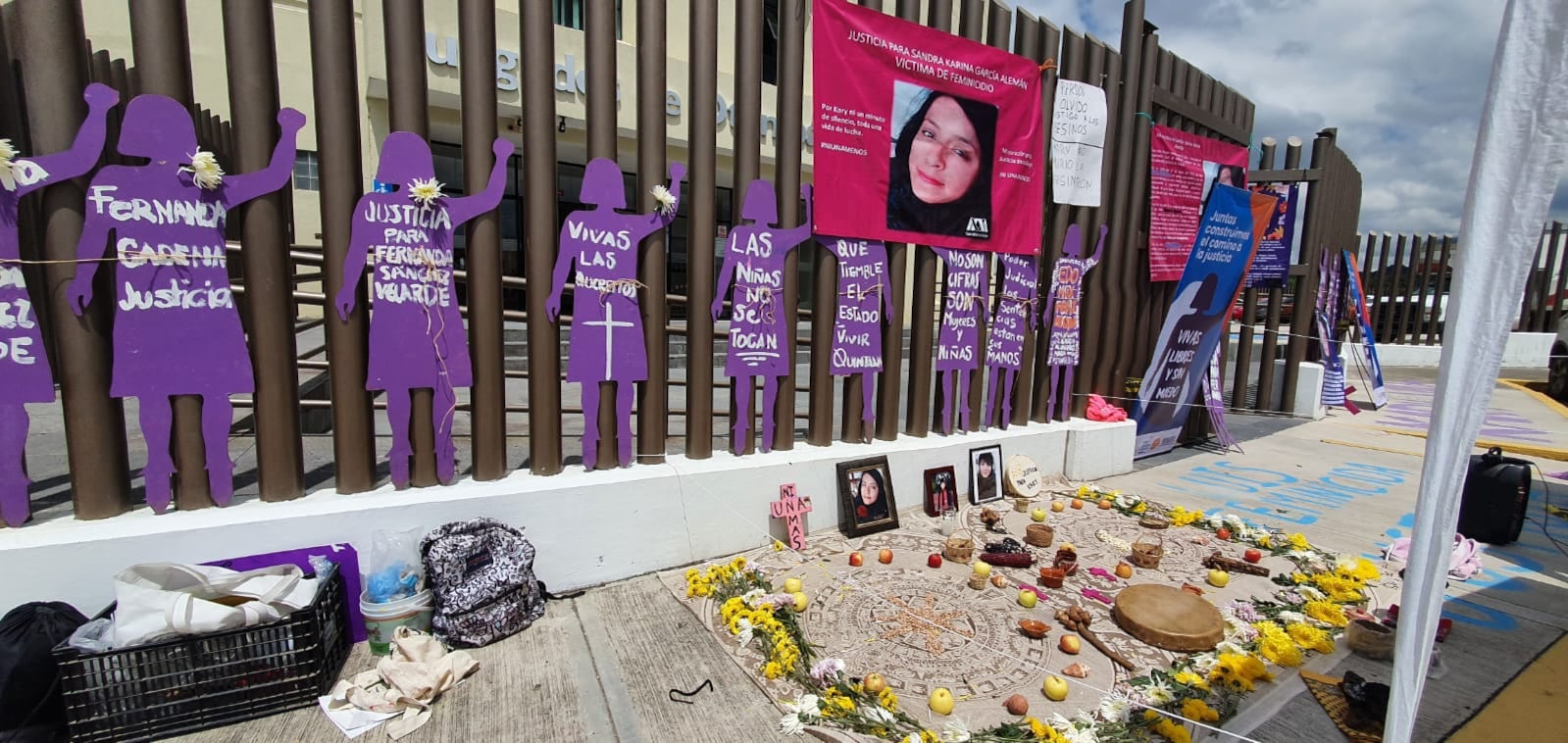 Protesta por el feminicidio de Kary