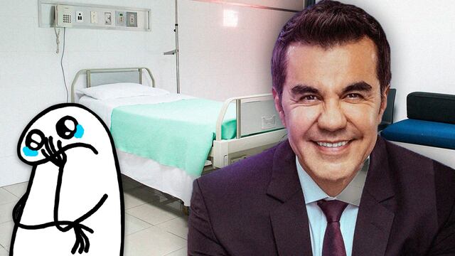 Adrián Uribe en el hospital
