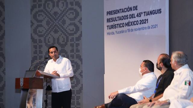 Mauricio Vila  en el Tianguis Turístico de Yucatán