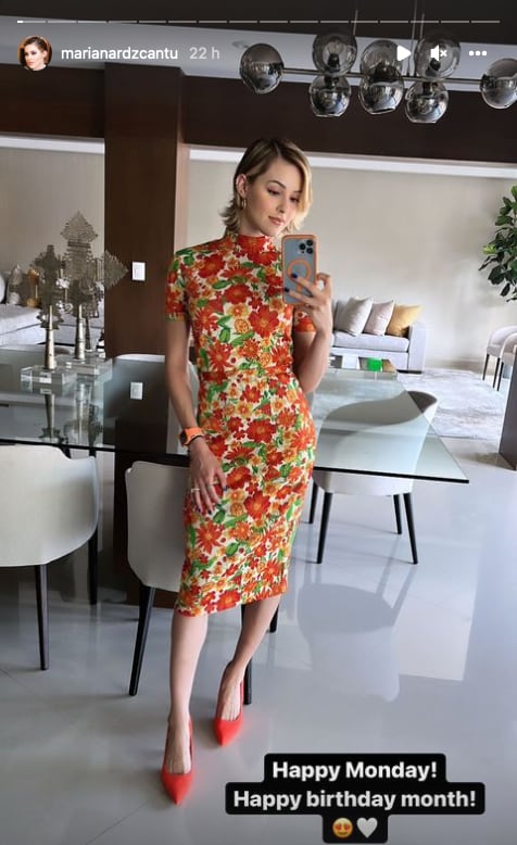 Mariana Rodríguez cumpleaños/captura de pantalla