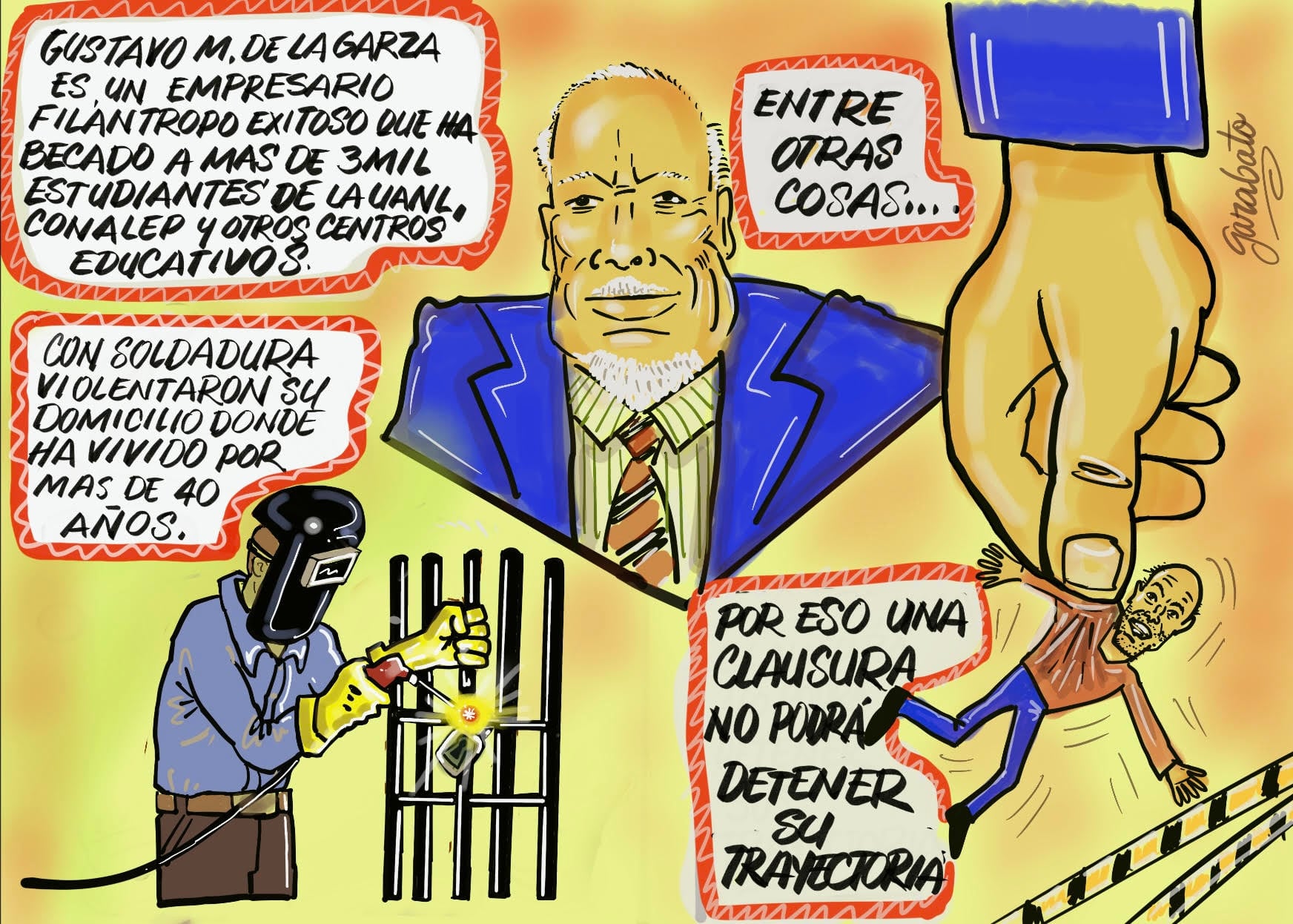 Empresario Gustavo Mario de la Garza Ortega