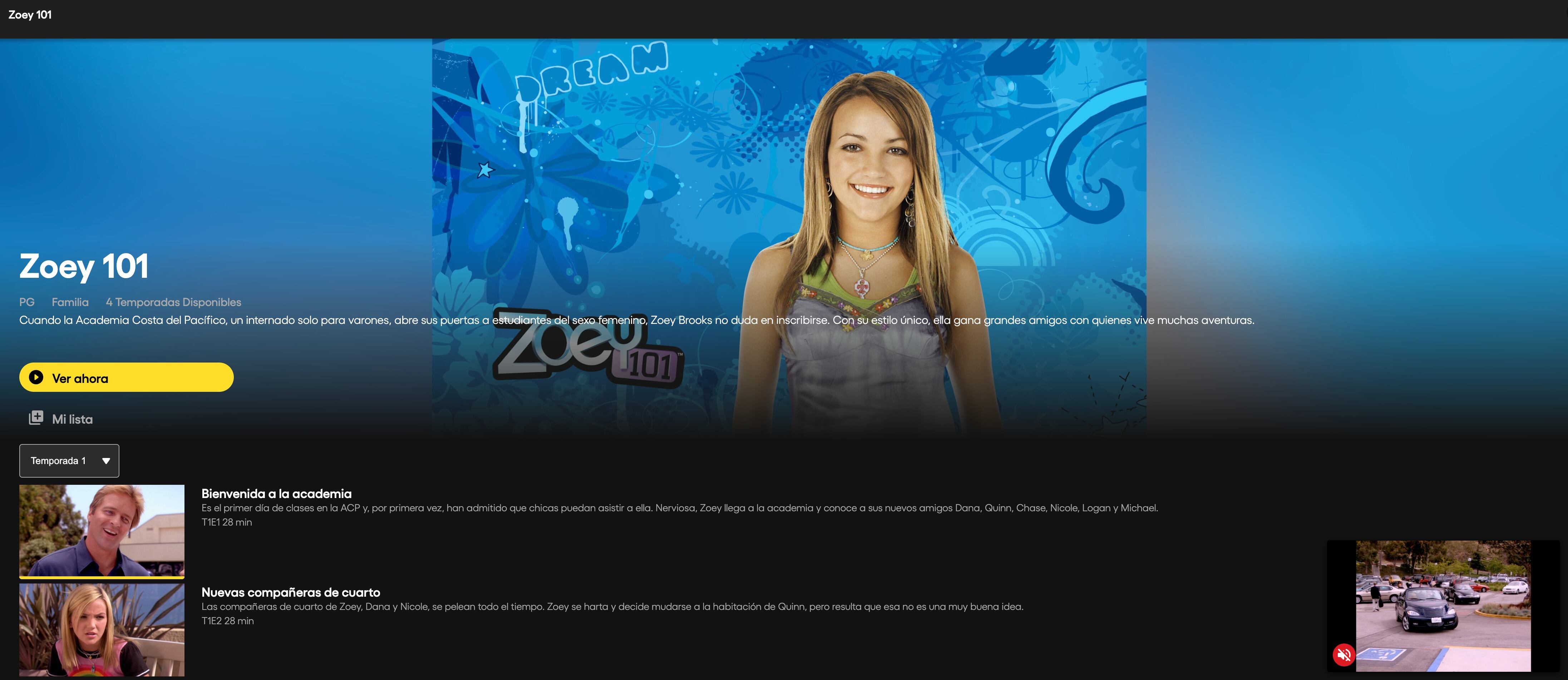 Zoey 101 en Pluto TV