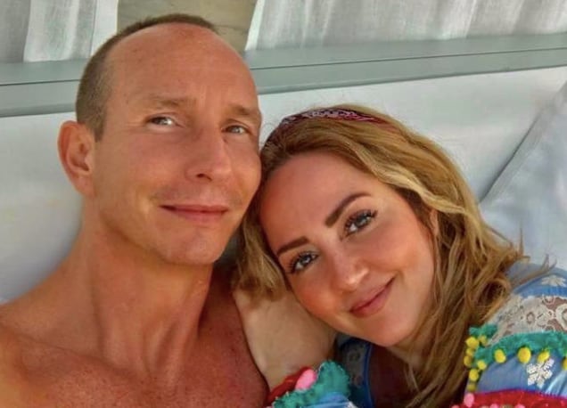 Erik Rubín y Andrea Legarreta
