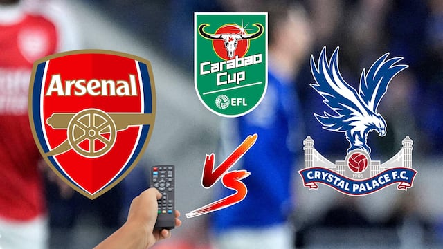 Arsenal vs Crystal Palace: A qué hora y dónde ver los cuartos de final de la Carabao Cup
