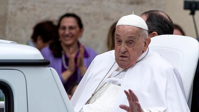 Papa Francisco en evento un día antes de su muerte