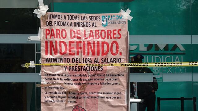 Paro Poder Judicial CDMX