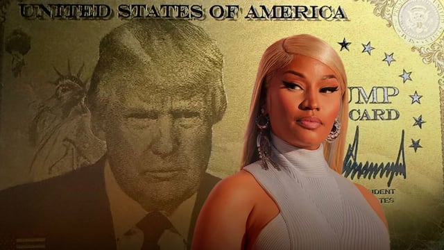 Nicki Minaj pagó más de un millón de dólares para obtener la tarjeta dorada de Trump