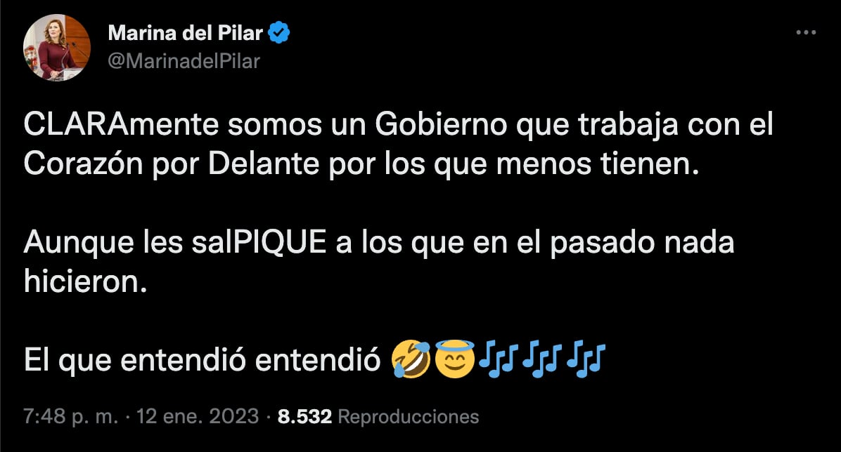 Marina del Pilar se sube al tren de Shakira y la critican