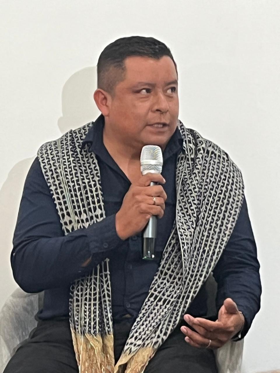 Alejandro Vázquez, tejedor de rebozos de Tenancingo
