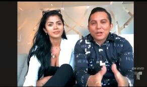 Kimberly Flores y Edwin Luna