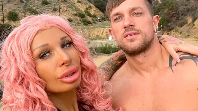 Damian Oliver y su novia Sophie Anderson