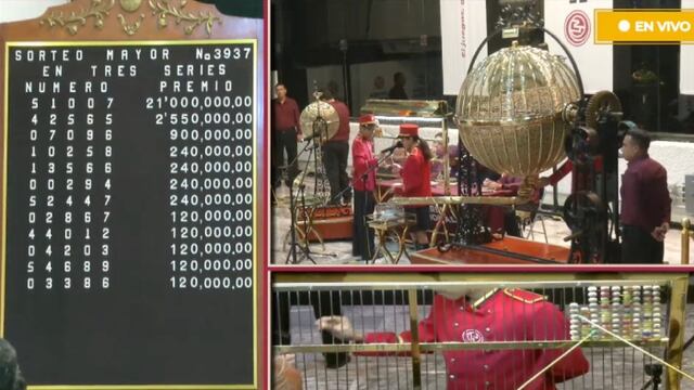Resultados Sorteo Mayor 3937 de Lotería Nacional: Ganadores de hoy 30 de julio