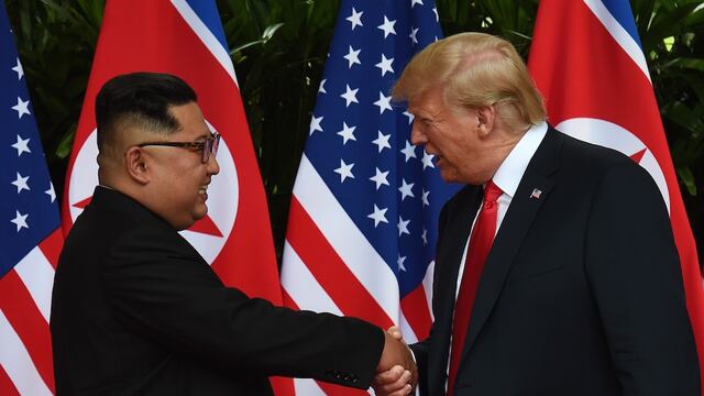 Kim Jong-un y Donald Trump