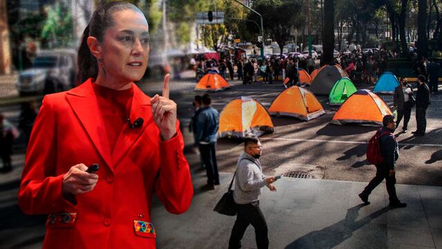 Claudia Sheinbaum ofrece mensaje a trabajadores del Poder Judicial de la CDMX que han bloqueado vialidades por tres días consecutivos