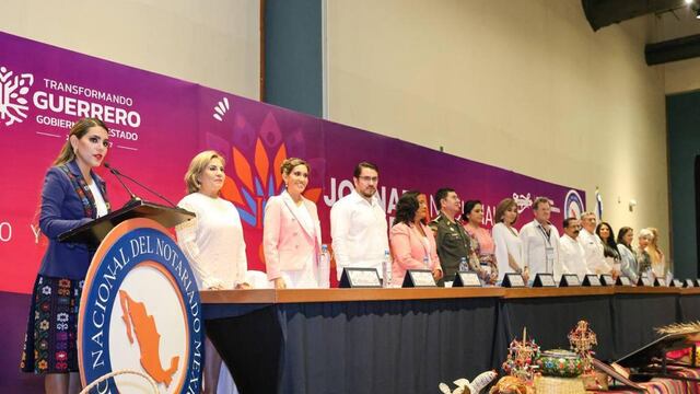 Evelyn Salgado reconoció la lucha de notarias como promotoras de la legalidad en Guerrero