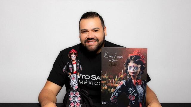 Benito Santos presenta Barbie de Día de Muertos 2022