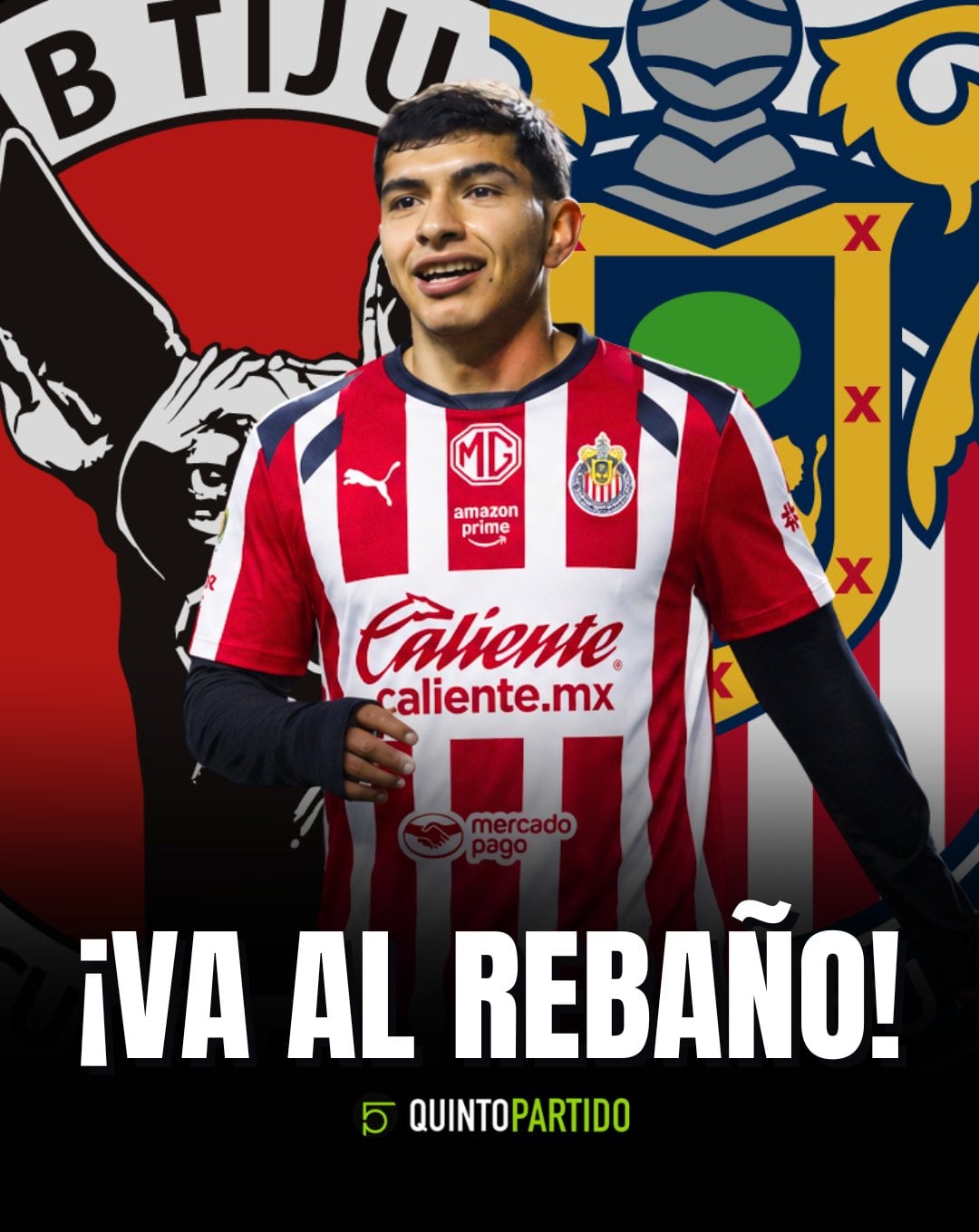Kevin Castañeda apunta a ser el primer refuerzo de Chivas tras el Mundial 2026.