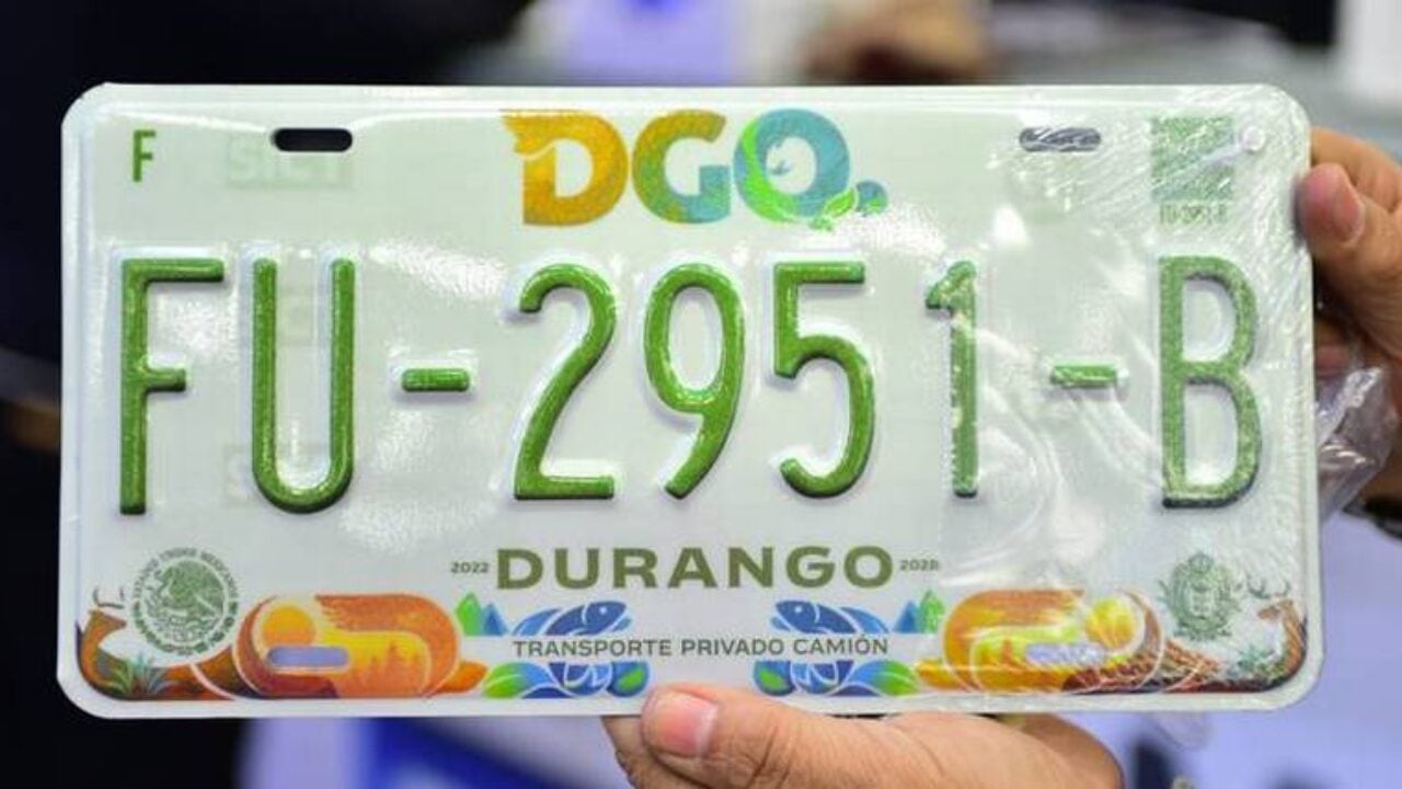Diseños de placas en México