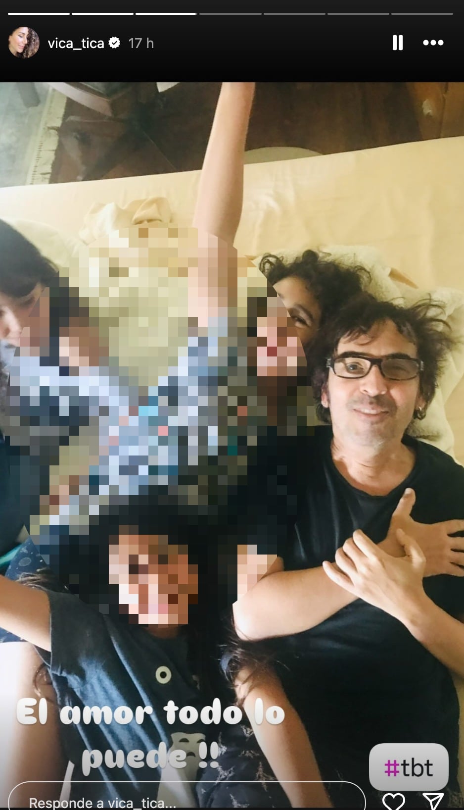 Vica Andrade comparte emotiva foto de Memo del Bosque en medio de su hospitalización