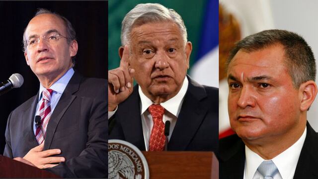 Felipe Calderón, AMLO y Genaro García Luna