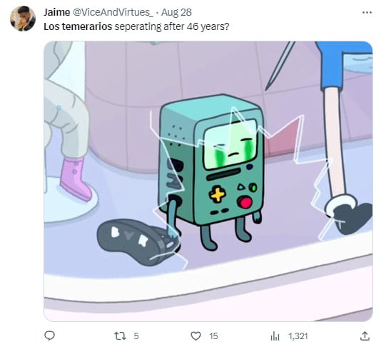 Memes por el adiós de Los Temerarios