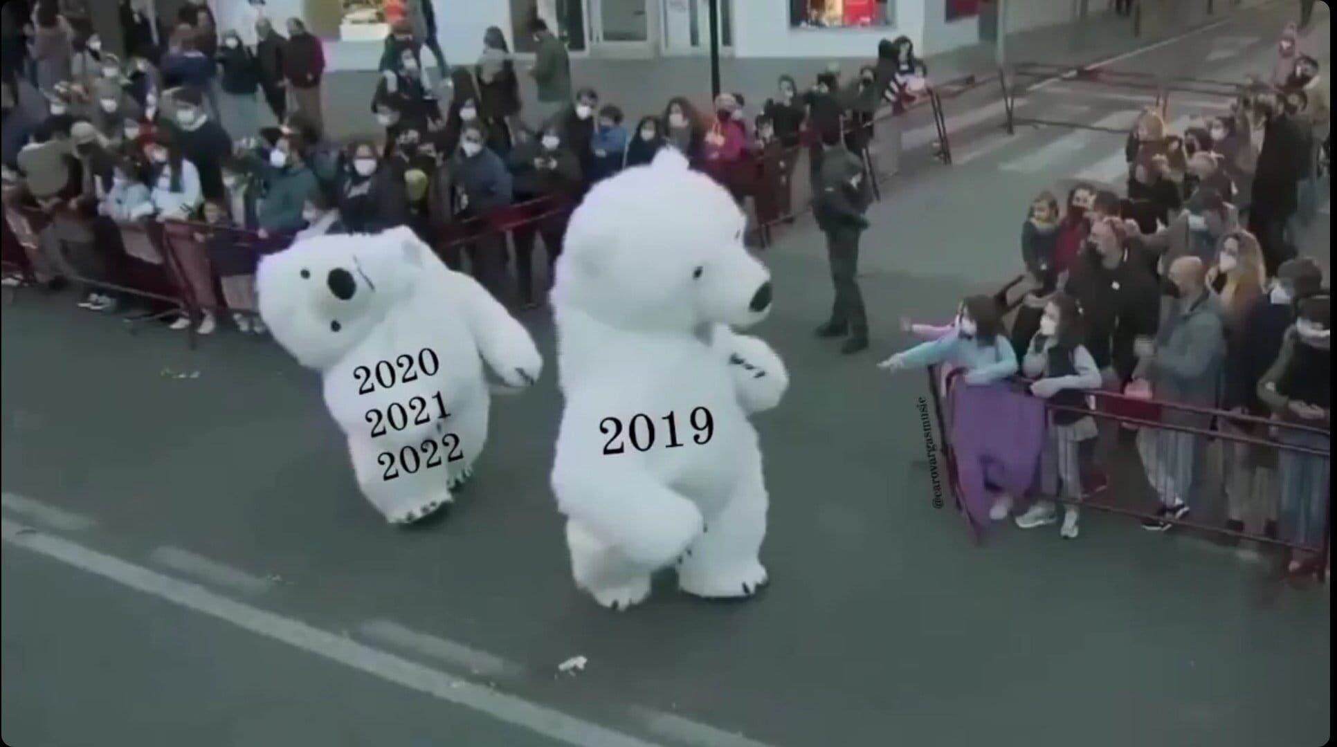El oso perjudicado: El origen del sticker para fingir que todo está bien