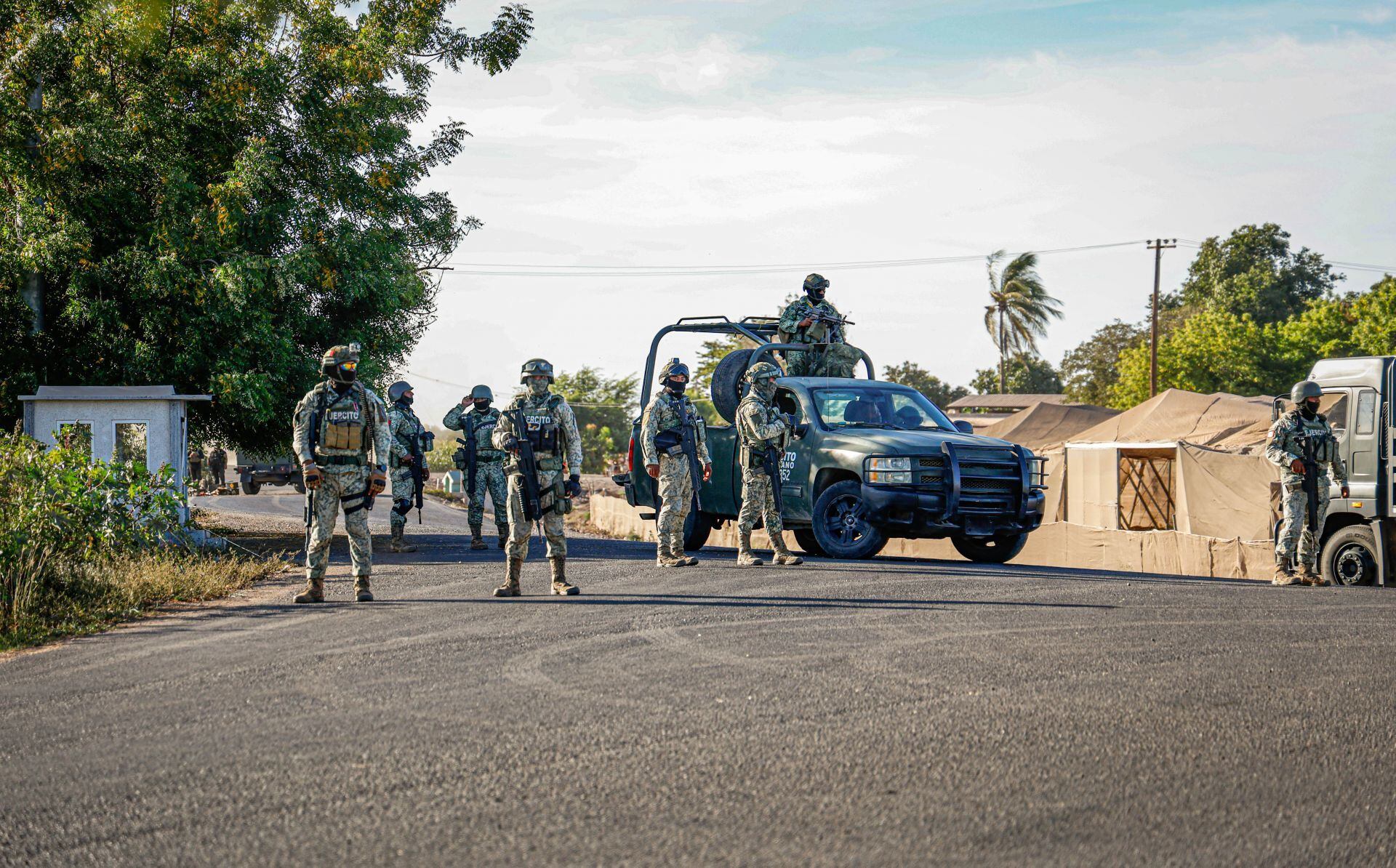 Ejército mexicano en Michoacán