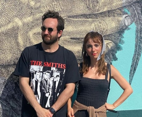 Natalia Téllez y su novio Antonio Zabala