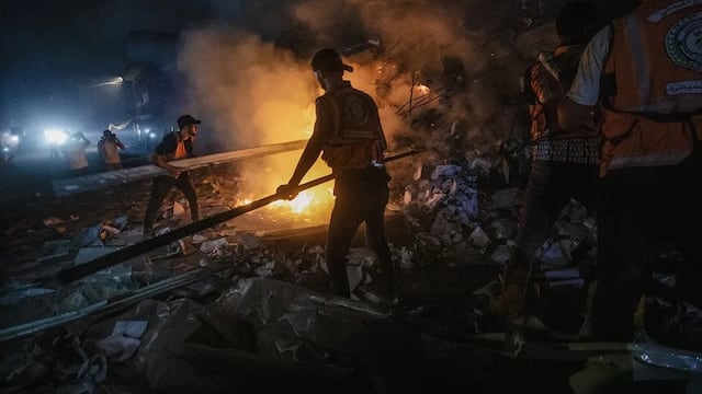 Ataque aéreo israelí en la Franja de Gaza