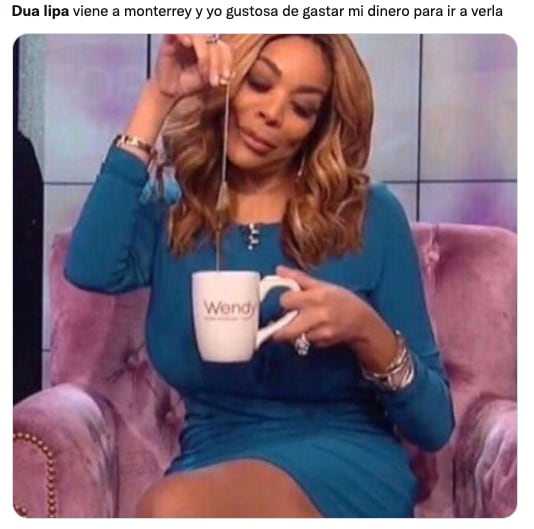 Memes del concierto de Dua Lipa