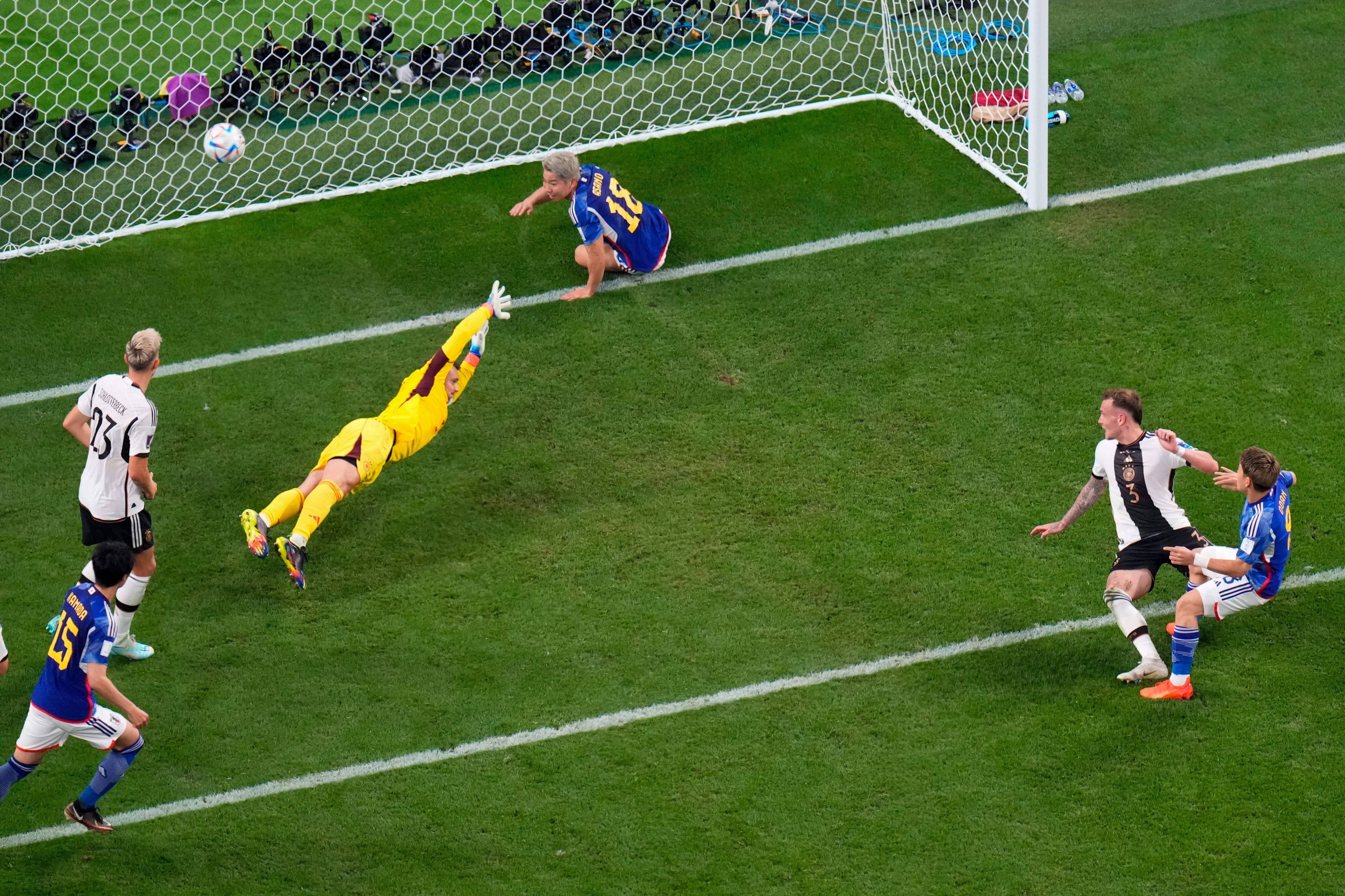 Japón venció a Alemania en su debut en Qatar 2022.