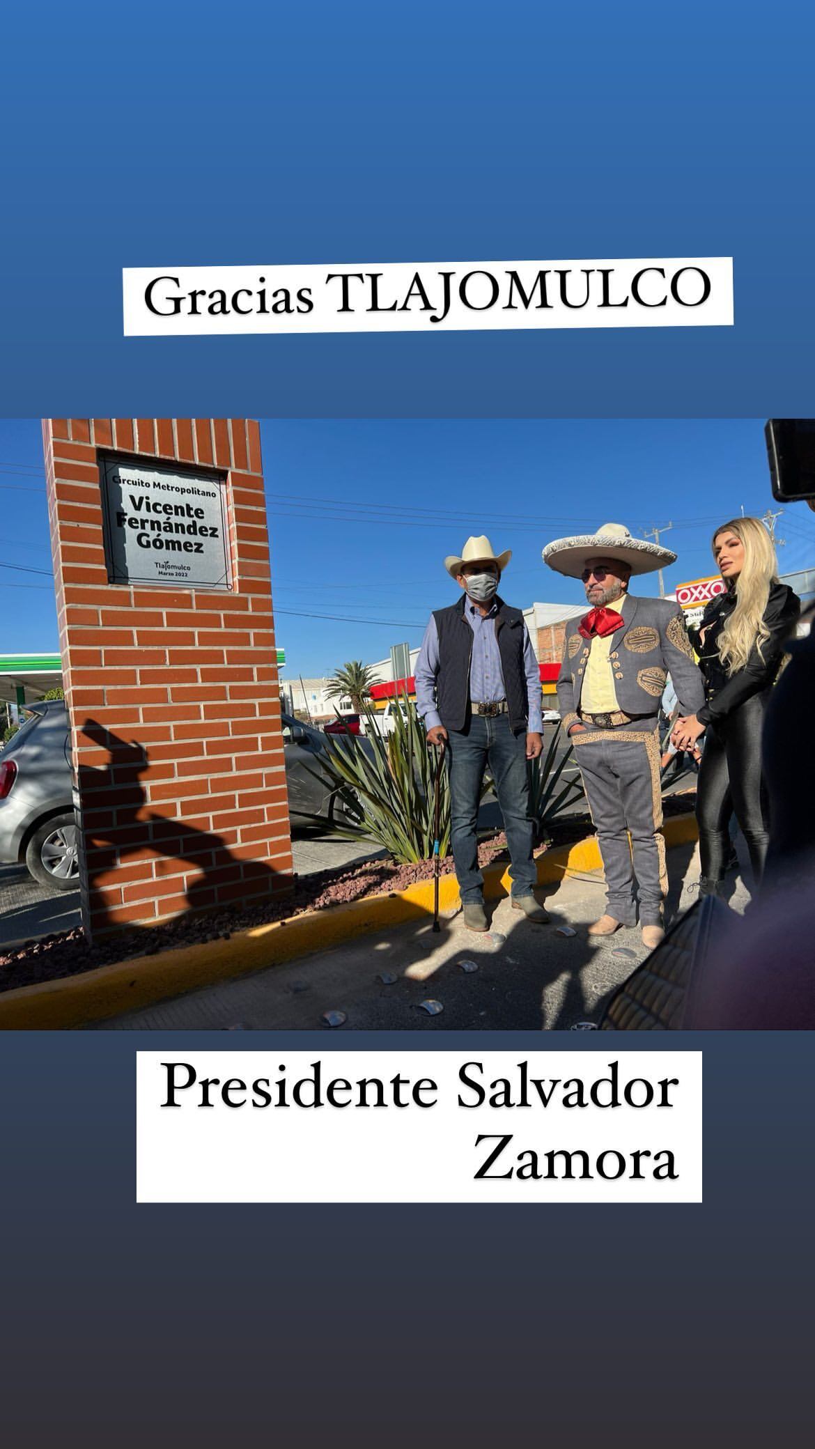 Vicente Fernández Jr y Salvador Zamora en Circuito Metropolitano Vicente Fernández